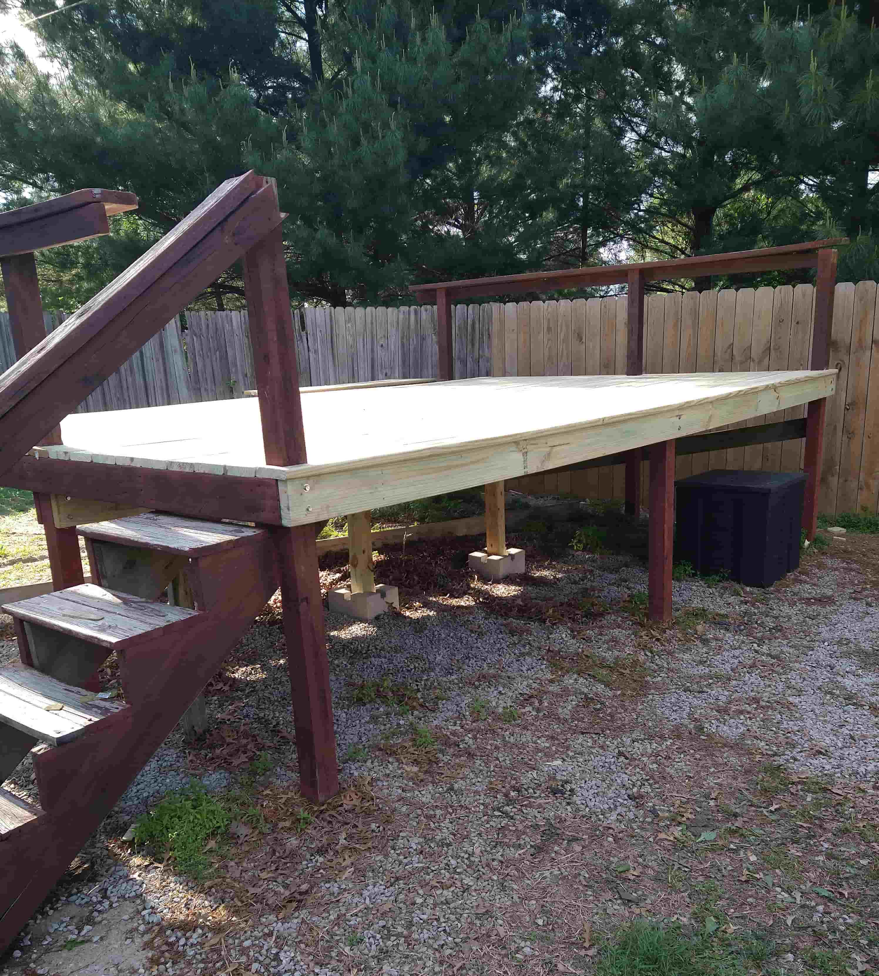 Deck rebuild project in the KC Metro